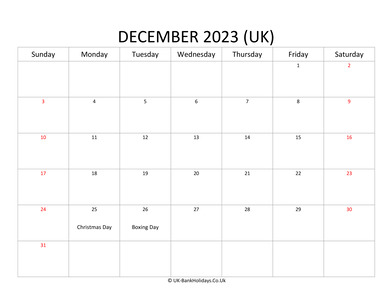 Editable December 2023 Monthly Calendar
