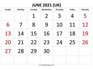 june 2021 pdf uk calendar